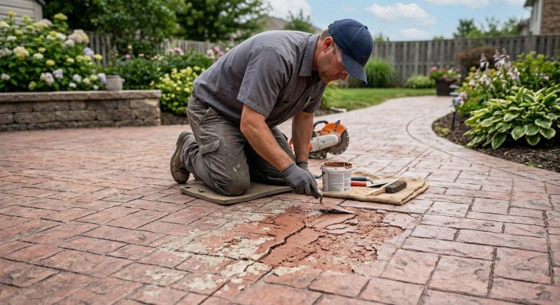 Decorative Concrete Repair in Gastonia, NC