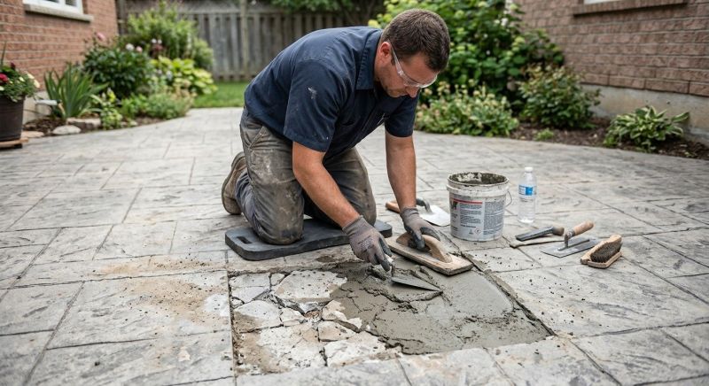 Decorative Concrete Repair in Silver Spring, MD